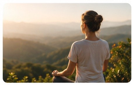 Calm outdoor wellness lifestyle